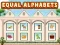 Logħba Equal Alphabets onlajn