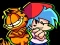 Logħba Funkin' On a Monday with Garfield the cat onlajn