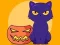 Logħba Coloring Book: Halloween Cat onlajn
