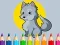 Logħba Coloring Book: Wolf onlajn