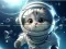 Logħba Jigsaw Puzzle: Astronaut-Cat onlajn