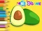 Logħba Coloring Book: Avocado Fruit onlajn