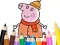 Logħba Coloring Book: Mommy Pig Winter onlajn
