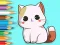 Logħba Coloring Book: Cute Kitten onlajn