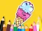 Logħba Coloring Book: Cool Ice Cream onlajn