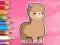Logħba Coloring Book: Cute Alpaca onlajn
