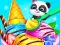 Logħba Baby Panda Ice Cream Truck onlajn