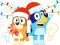 Logħba Kids Quiz: Bluey Christmas Quiz onlajn
