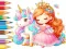 Logħba Coloring Book: Unicorn Secret Whisper onlajn