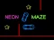 Logħba Neon Car Maze onlajn