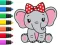 Logħba Coloring Book: Elephant onlajn