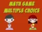 Logħba Math Game Multiple Choice onlajn