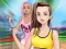 Logħba Fitness Girls Dress Up onlajn