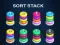 Logħba Sort Stack color Hoop Game onlajn