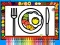 Logħba Color and Decorate Dinner Plate onlajn