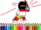 Logħba Back To School: Hero Coloring Book onlajn