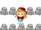 Logħba Little Red Riding Hood - Cookie Feast: onlajn