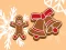 Logħba Gingerbreadman Coloring onlajn