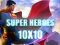 Logħba Super heroes 10х10 onlajn