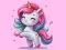 Logħba Unicorn Coloring Challenge onlajn