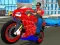 Logħba Hero Stunt Spider Bike Simulator 3d onlajn