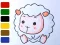 Logħba Baby sheep ColoringBook onlajn