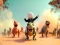 Logħba Stickman: Dinosaur arena onlajn