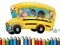 Logħba School Bus Coloring Book onlajn