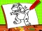 Logħba Easy Kids Coloring Dinosaur onlajn