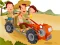 Logħba Cartoon Tractor Puzzle onlajn