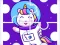 Logħba Cute Rainbow Unicorn Puzzles onlajn