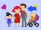 Logħba Happy Family Coloring Book onlajn
