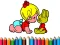Logħba Back To School: Aby Girl Coloring onlajn