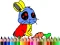Logħba Back To School: Rabbit Coloring Book onlajn