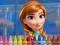 Logħba Anna Frozen Coloring onlajn