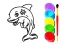 Logħba Dolphin Coloring Book onlajn