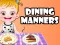 Logħba Baby Hazel Dining Manners onlajn