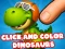 Logħba Click And Colors Dinosaurs onlajn