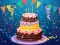 Logħba Birthday cake puzzle onlajn