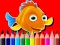 Logħba Back To School: Fish Coloring Book onlajn