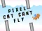 Logħba Pixel cat can't fly onlajn