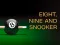 Logħba Nine, eight and snooker onlajn