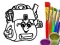 Logħba Back To School: School Bag Coloring Book onlajn