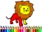 Logħba Back To School: Lion Coloring Book onlajn
