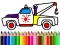 Logħba Back To School: Trucks Coloring onlajn