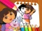 Logħba Dora the Explorer the Coloring Book onlajn