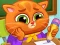 Logħba Lovely Virtual Cat At School onlajn