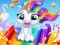 Logħba Glitter Unicorn Dress Up Girls onlajn