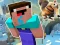 Logħba Noob Parkour: Snow Age onlajn