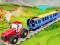 Logħba Chain Tractor Train Towing Game 3D onlajn